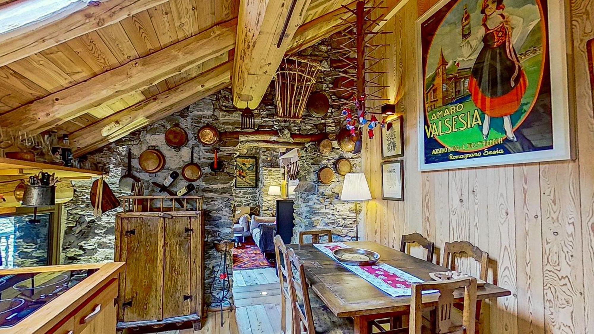 Ca' Scocc, Antica Casa Di Montagna In Valsesia Villa Mollia Bagian luar foto