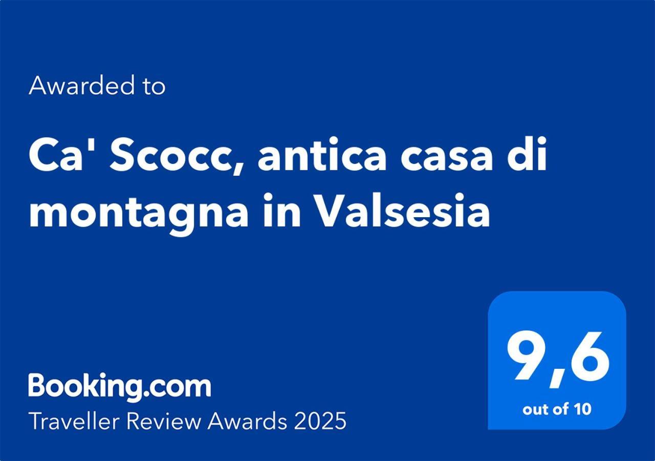 Ca' Scocc, Antica Casa Di Montagna In Valsesia Villa Mollia Bagian luar foto